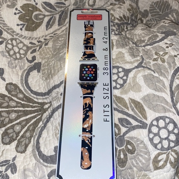 NWT Simply Southern Cheetah Apple Watch Band fits size 38mm & 42mm 🐆 - Picture 1 of 4